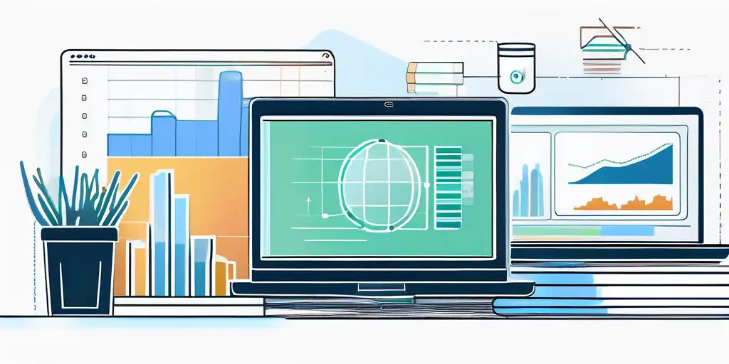 Kreative Produktprototypen auf einem Schreibtisch mit Laptop und Crowdfunding-Analytics im Hintergrund.