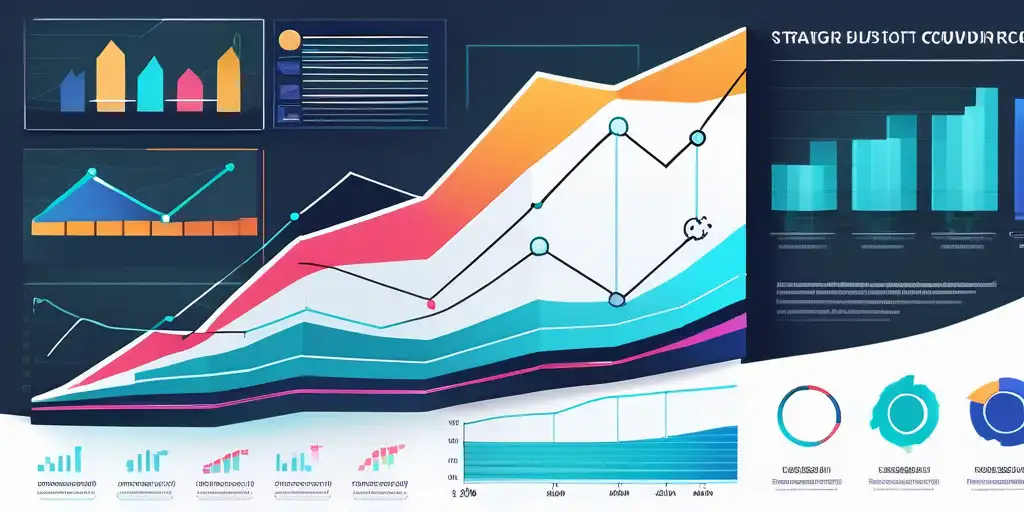 array lebendiger diagramme und grafiken mit datenentwicklung und crowdfunding metrik symbole fuer strategischen erfolg