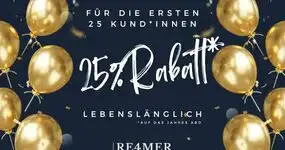 25% Rabatt - lebenslänglich !