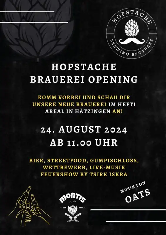 Hopstache Brauerei Opening