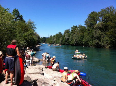 Rubberboat River Riding