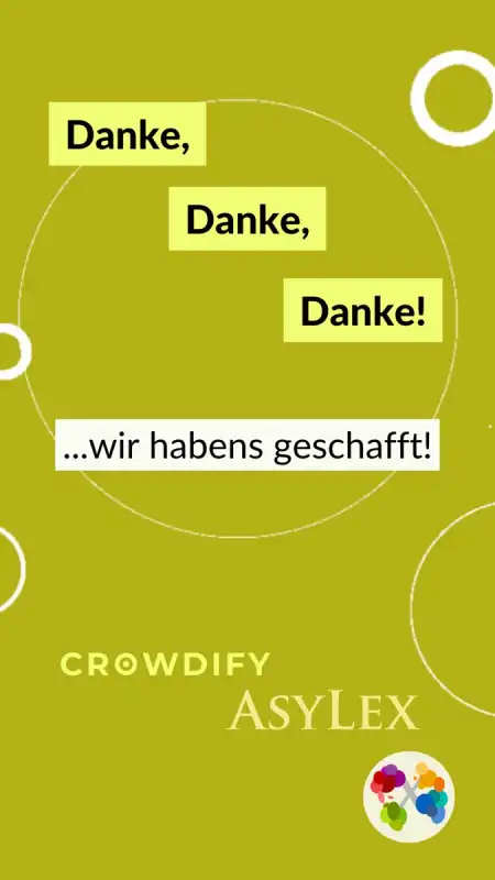 HERZLICHEN DANK - WIR SIND CROWDIFIED!