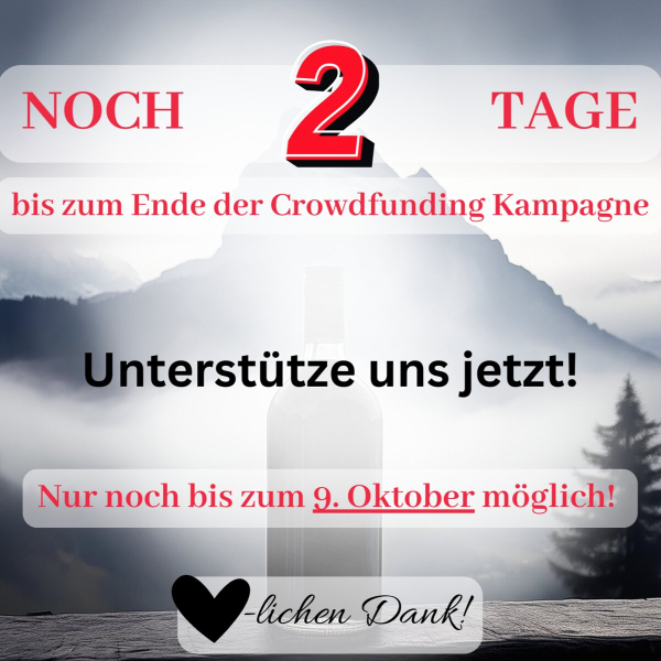 Noch zwei Tage bis zum Ende der Crowdfunding Kampagne! 