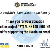 Starlink for Ukraine now