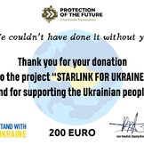 Starlink for Ukraine now