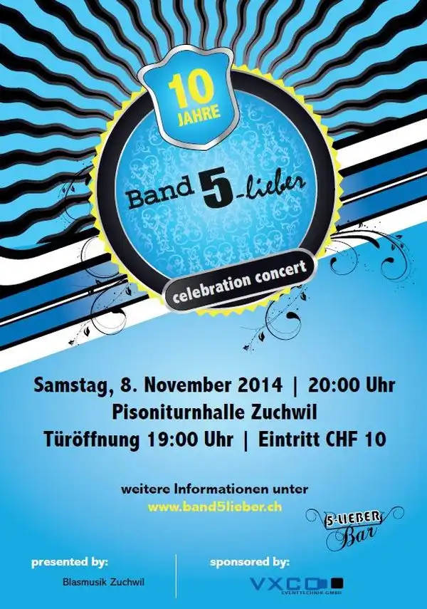 10 Jahre Band 5-lieber