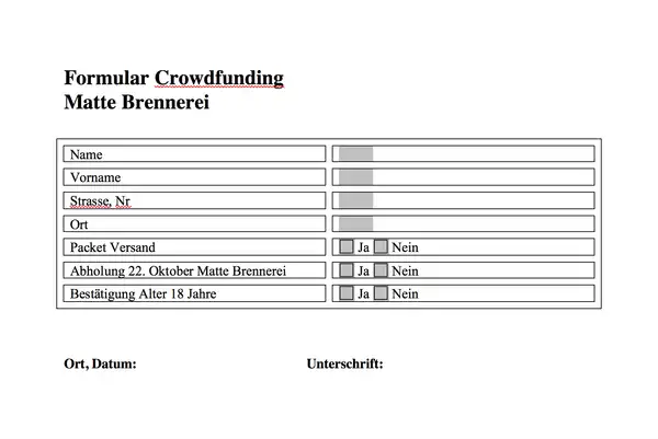 Liebe Crowdfunders