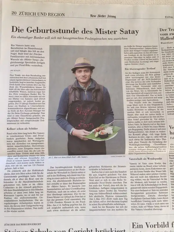 Mr. Satay in da news horreee,-)