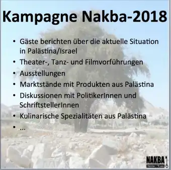 Kampagne Nakba-2018