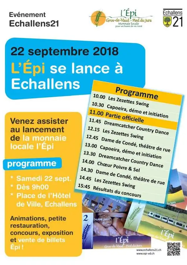 Samedi 22 Septembre, c'est le jour du lancement de l'Épi !