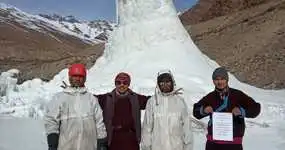 ZANSKAR ICE STUPAS last till 1st of July.