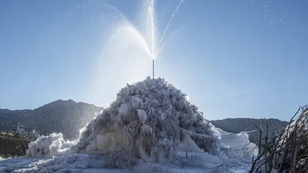 Ice Stupa Himalaya