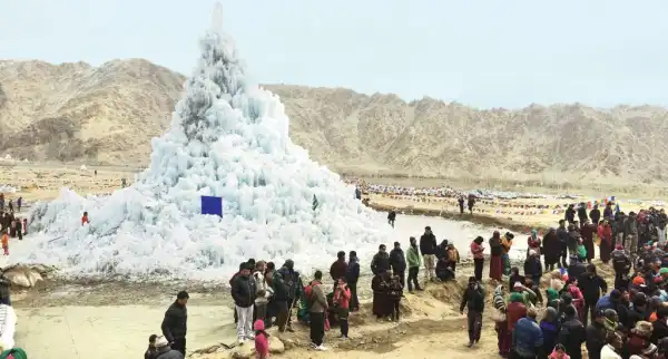 Ice Stupa Himalaya