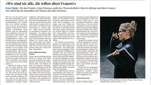 OMA PALOMA in der Zeitung 