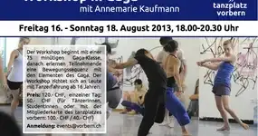 GAGA WORKSHOP mit ANNEMARIE KAUFMANN