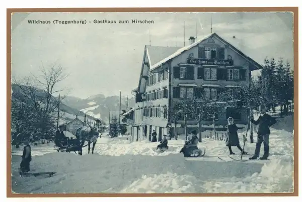 Wintertourismus in Wildhaus