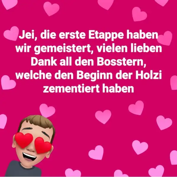 Erste Etappe erreicht