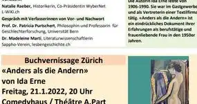 Buchvernissagen in Bern und Zürich im Januar 2022