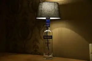 Glowing Bottlelamps